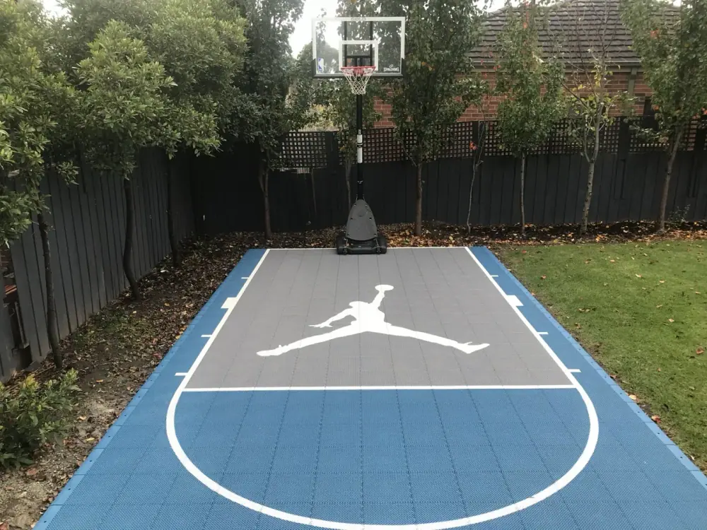 Daniel — Dural, NSW — blue & grey backyard court