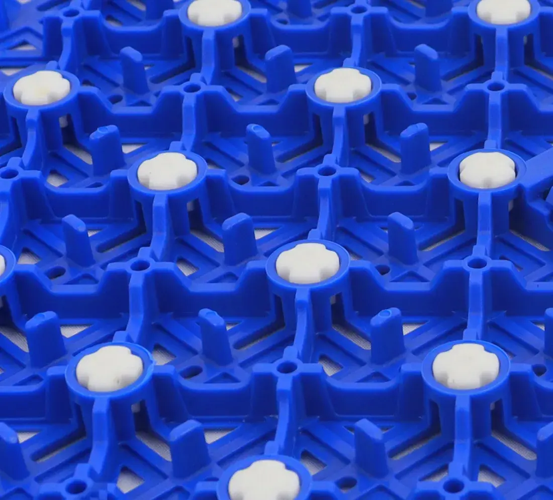 Built-in silicone cushioning